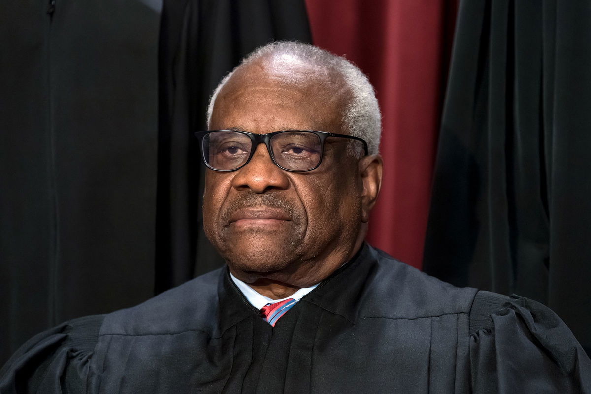 <i>J. Scott Applewhite/AP/File</i><br />Justice Clarence Thomas in October 2022.