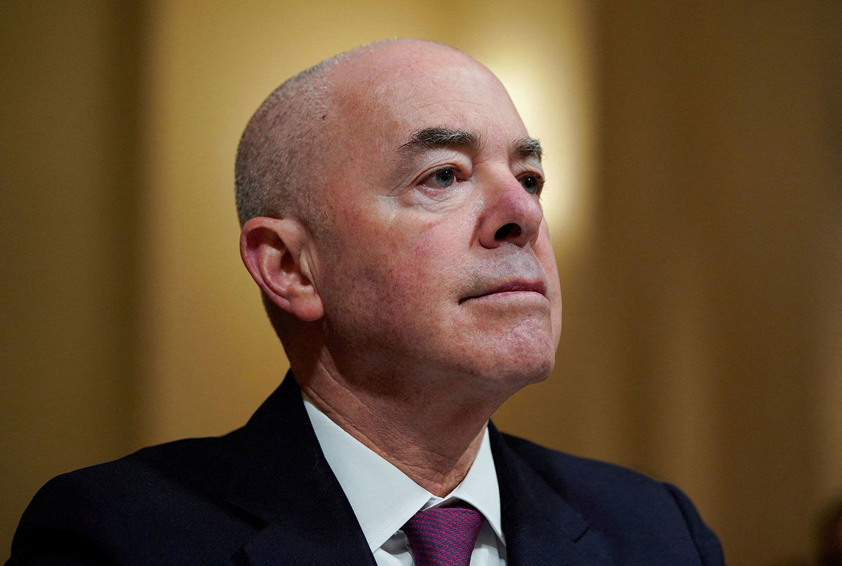 <i>Elizabeth Frantz/Reuters/File</i><br />Homeland Security Secretary Alejandro Mayorkas attends a hearing on Capitol Hill on November 15