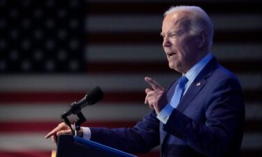 President Joe Biden speaks at an event in Columbia