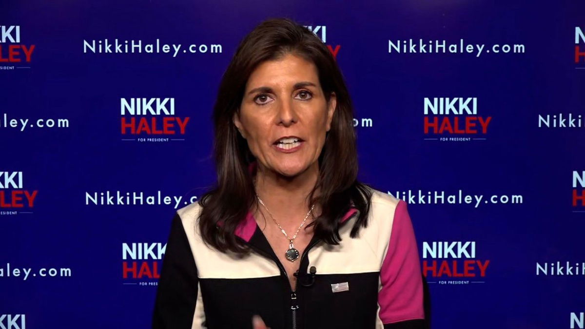 In this screengrab from video, former South Carolina Gov. Nikki Haley speaks with CNN's Jake Tapper during an interview on Thursday, February 1.
