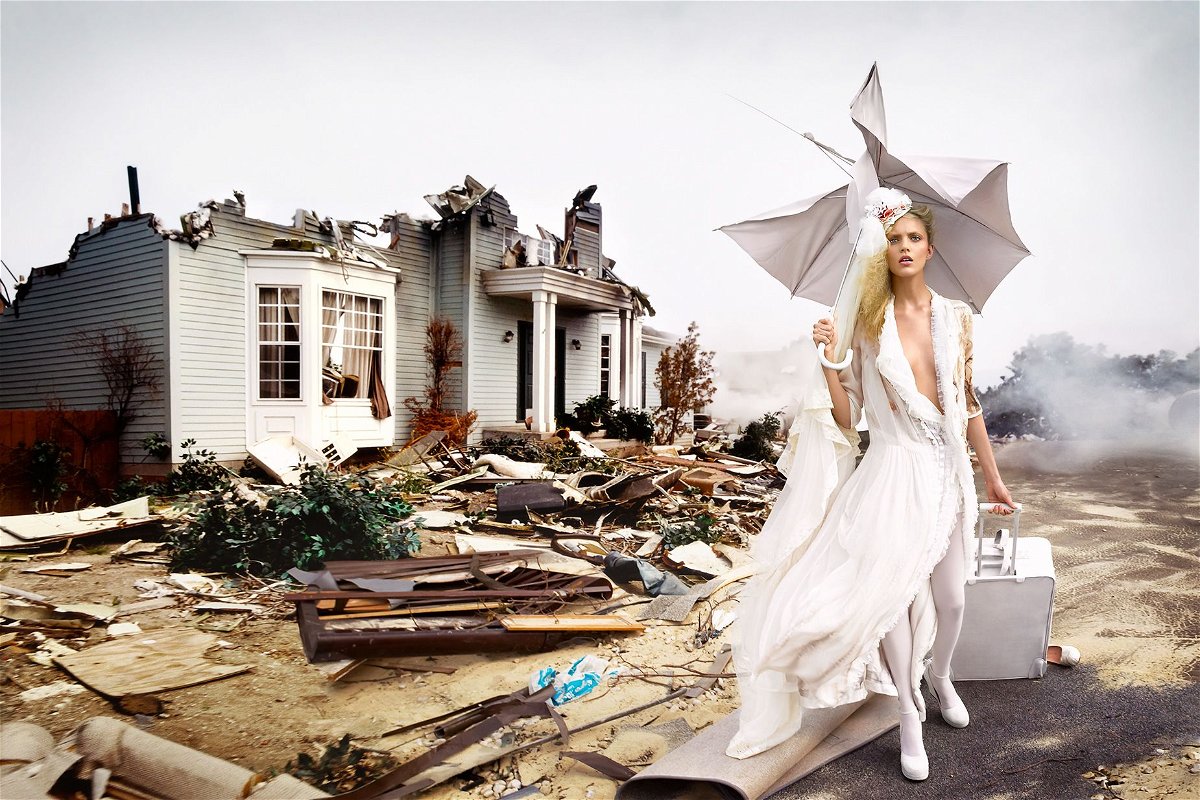 <i>David LaChapelle/Courtesy VISU Contemporary</i><br/>The Vogue Italia editorial was photographed before Hurricane Katrina