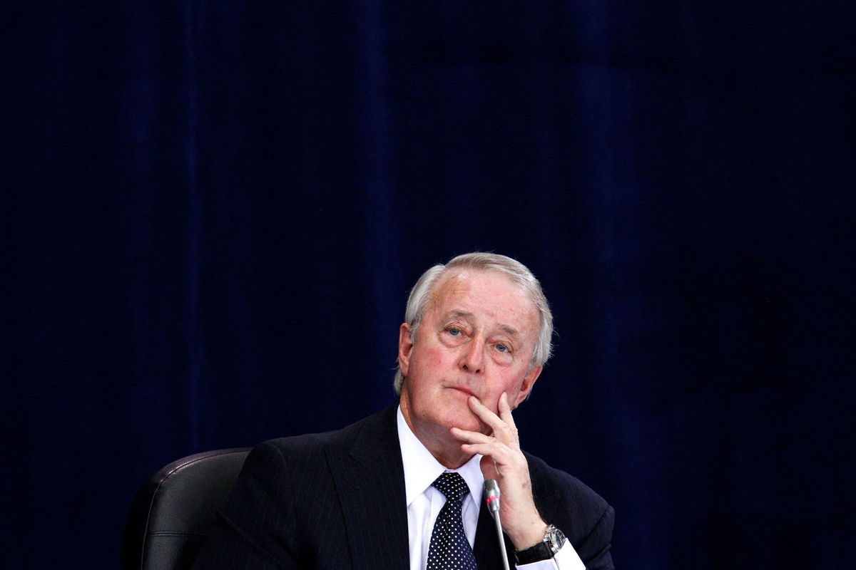 <i>Chris Wattie/Reuters via CNN Newsource</i><br/>Former Canadian Prime Minister Brian Mulroney in Ottawa