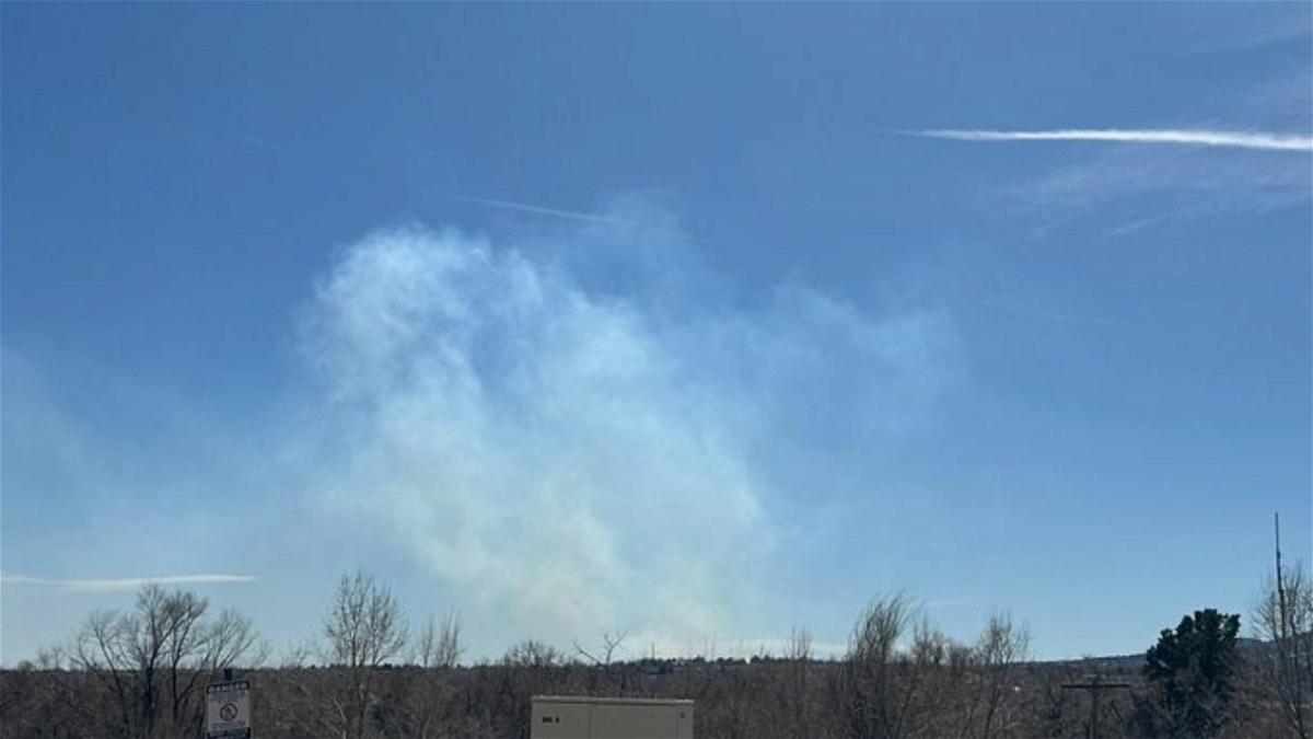 Fire burning on Fort Carson, Colorado Springs providing mutual aid