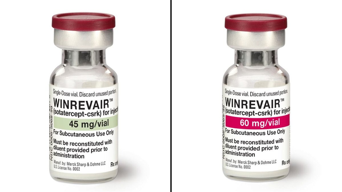<i>Courtesy Merck via CNN Newsource</i><br/>Winrevair was approved by the FDA on Tuesday to help treat pulmonary arterial hypertension.