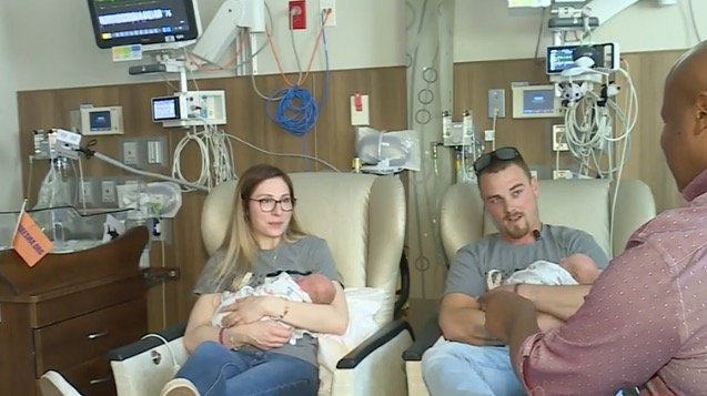 <i>KMBC via CNN Newsource</i><br/>A family in St. Joseph says they desperately need help after discovering that their newborn twins were diagnosed with a rare condition that their insurance company has denied medical coverage for. The condition is one that