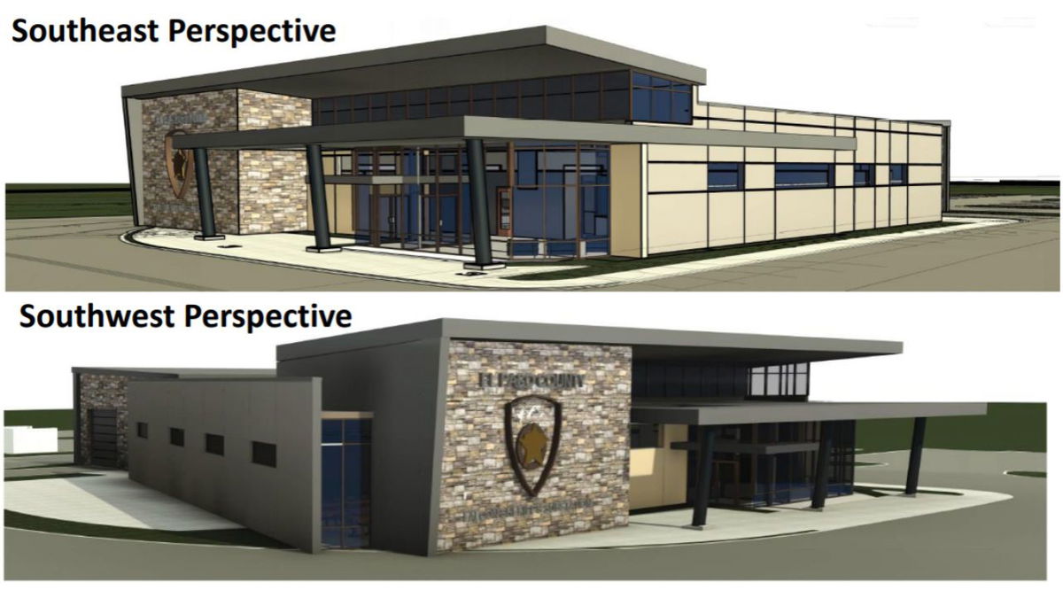 Digital renderings of the proposed substation