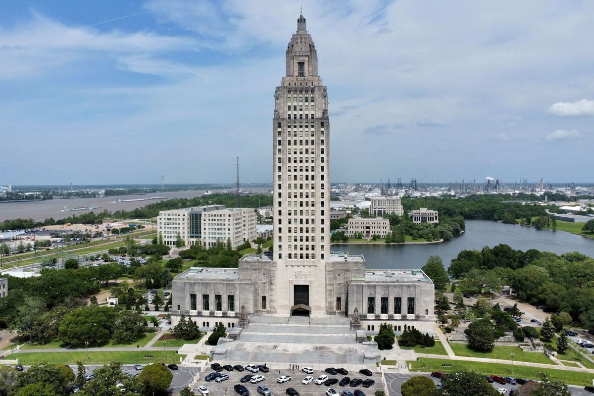 <i>Stephen Smith/AP/File via CNN Newsource</i><br/>The Louisiana Capitol in Baton Rouge.