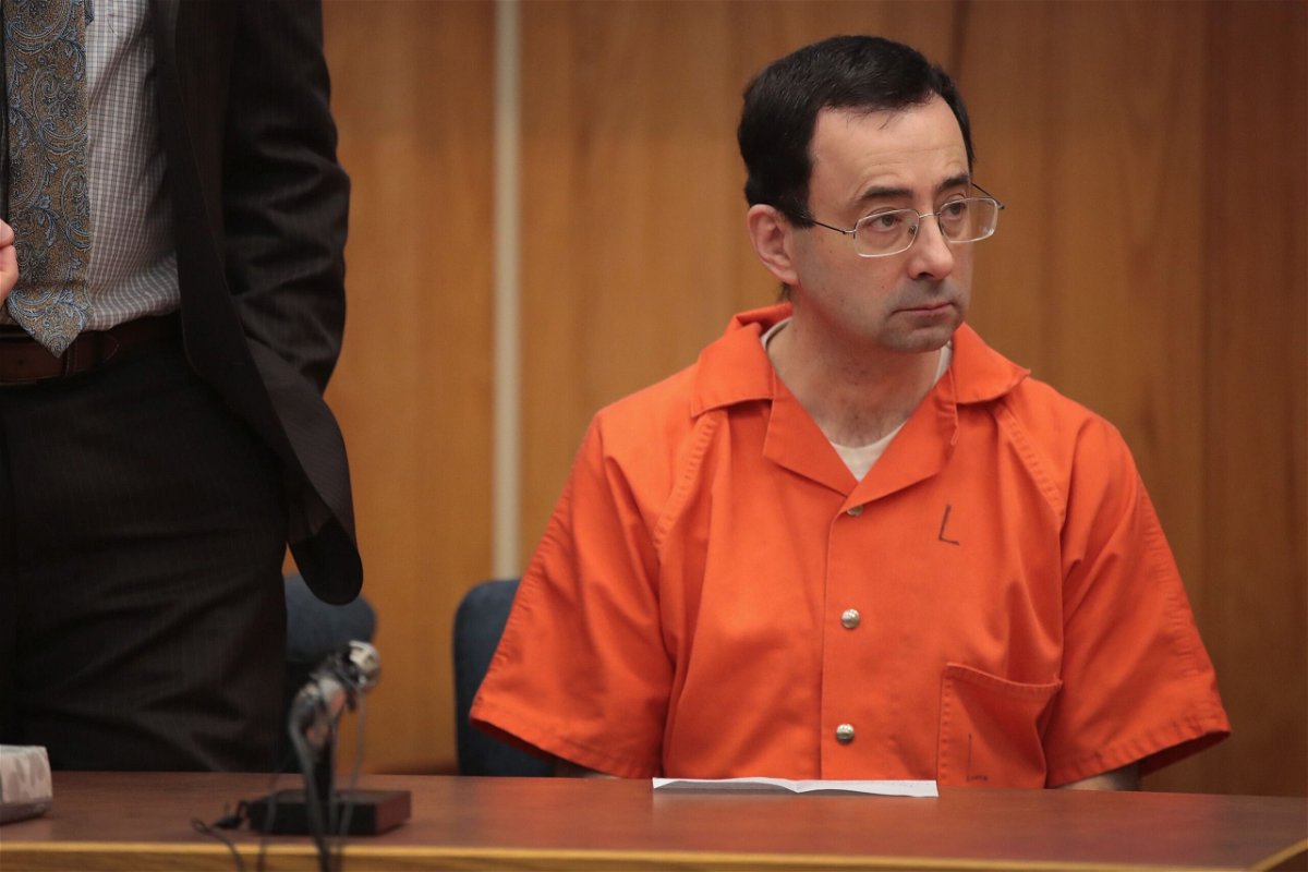 <i>Scott Olson/Getty Images via CNN Newsource</i><br />The Justice Department is in the final stages of negotiating a settlement with sexual assault survivors of disgraced former USA Gymnastics team doctor Larry Nassar (pictured in 2018) over the FBI’s initial failures in investigating the case