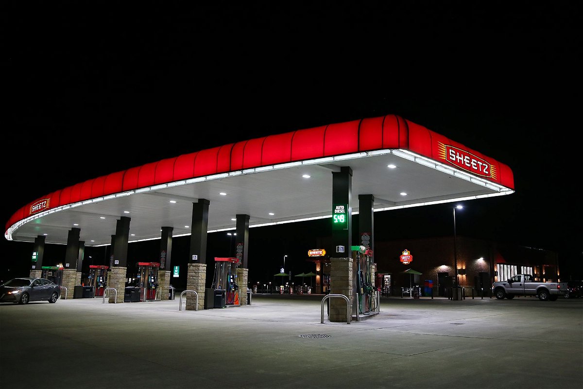 <i>Paul Weaver/SOPA Images/LightRocket/Getty Images via CNN Newsource</i><br/>Gas pumps are seen at a Sheetz gas station in Elysburg