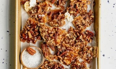 Siva’s take on matzo crunch is a sweet and salty snack.