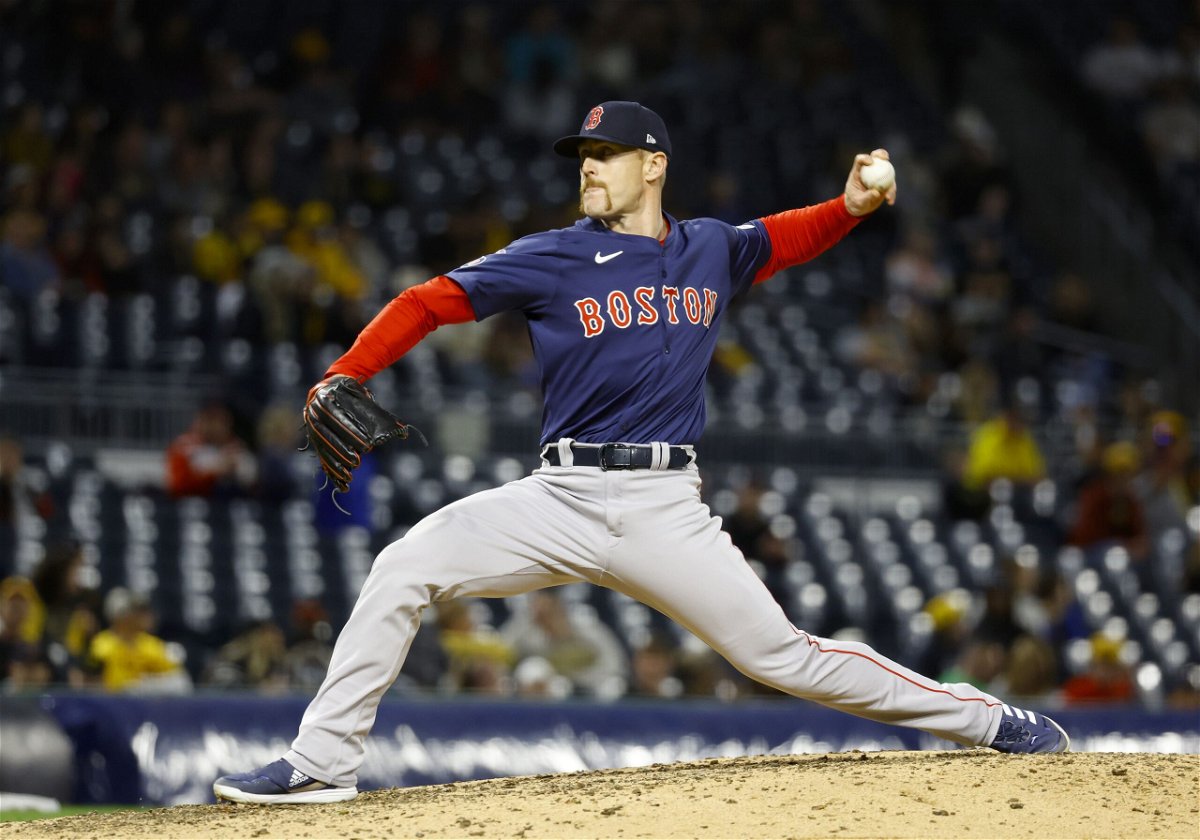 <i>Charles LeClaire/USA Today Sports/Reuters via CNN Newsource</i><br/>Booser had endured a series of injuries and setbacks before his MLB debut.