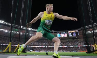 Lithuanian Mykolas Alekna's father was also a successful discus thrower.