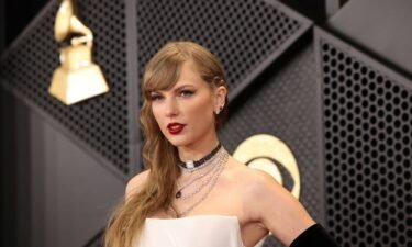 Taylor Swift at the Grammy Awards on February 4.
