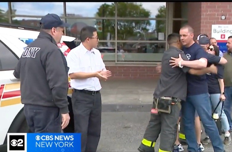<i>WCBS via CNN Newsource</i><br/>NEW YORK -- A firefighter injured in the line of duty was released from Jacobi Medical Center on Sunday. A life-saving drug to reverse poisoning from smoke inhalation is credited with saving Kevin Paulicelli's life.