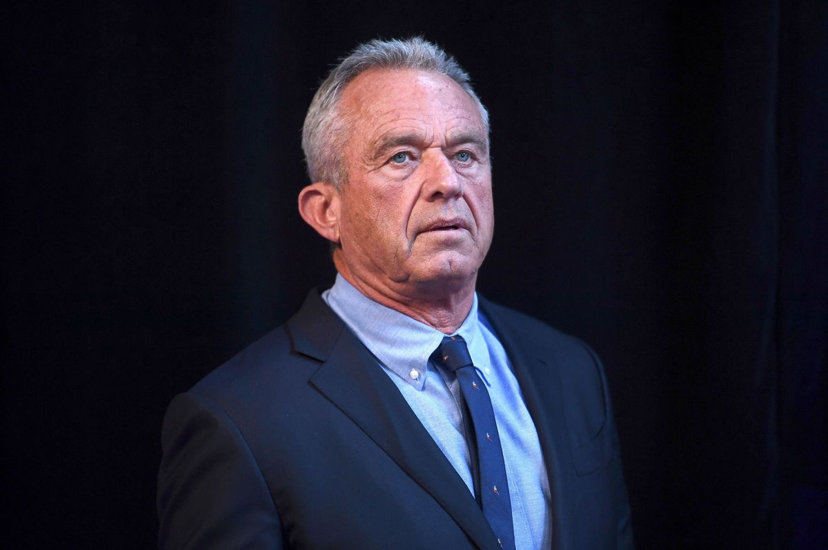 <i>Anthony Behar/Sipa USA/AP via CNN Newsource</i><br />Independent Presidential candidate Robert F. Kennedy Jr. said a worm got into his brain and ate a portion of it. RFK Jr. is shown here at a campaign event in Brooklyn on May 1