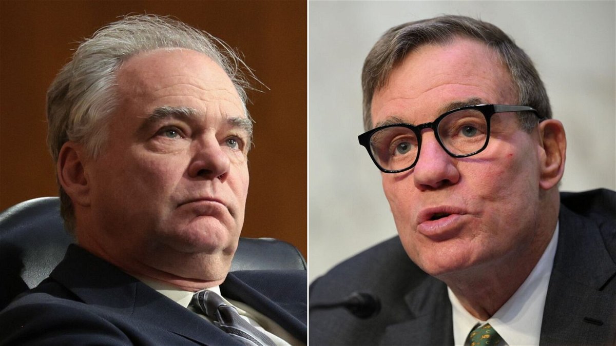 <i>Getty Images via CNN Newsource</i><br />Virginia Democratic senators Tim Kaine and Mark Warner would not agree to fast-track the legislation of a stopgap bill to extend current federal aviation programs.