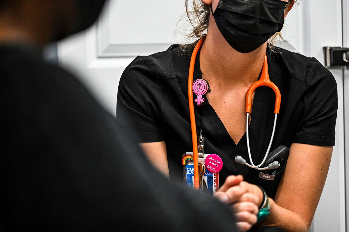 <i>Chandan Khanna/AFP/Getty Images via CNN Newsource</i><br/>A woman who chose to remain anonymous has her vitals checked before receiving an abortion at a Planned Parenthood Abortion Clinic in Jacksonville