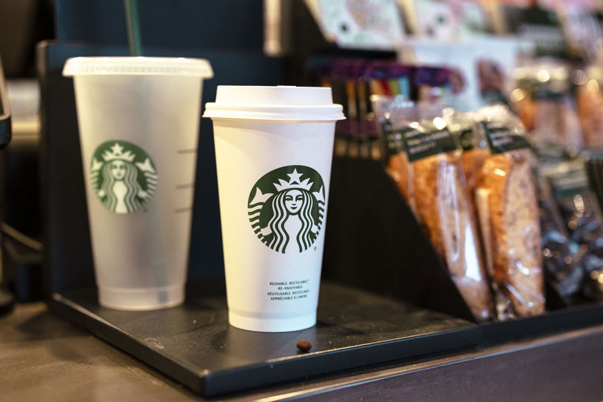 <i>Angus Mordant/Bloomberg/Getty Images via CNN Newsource</i><br/>Starbucks app users will soon see an upgrade