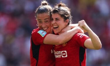 Manchester United celebrated a comprehensive victory in the Women's FA Cup final.