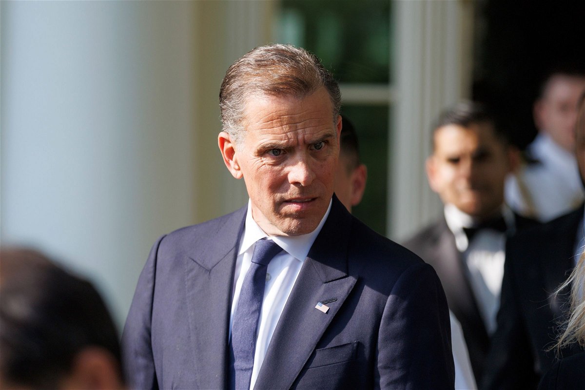 <i>Bryan Olin Dozier/NurPhoto/AP via CNN Newsource</i><br />Hunter Biden attends a reception celebrating Jewish American Heritage Month Event in the Rose Garden at the White House in Washington