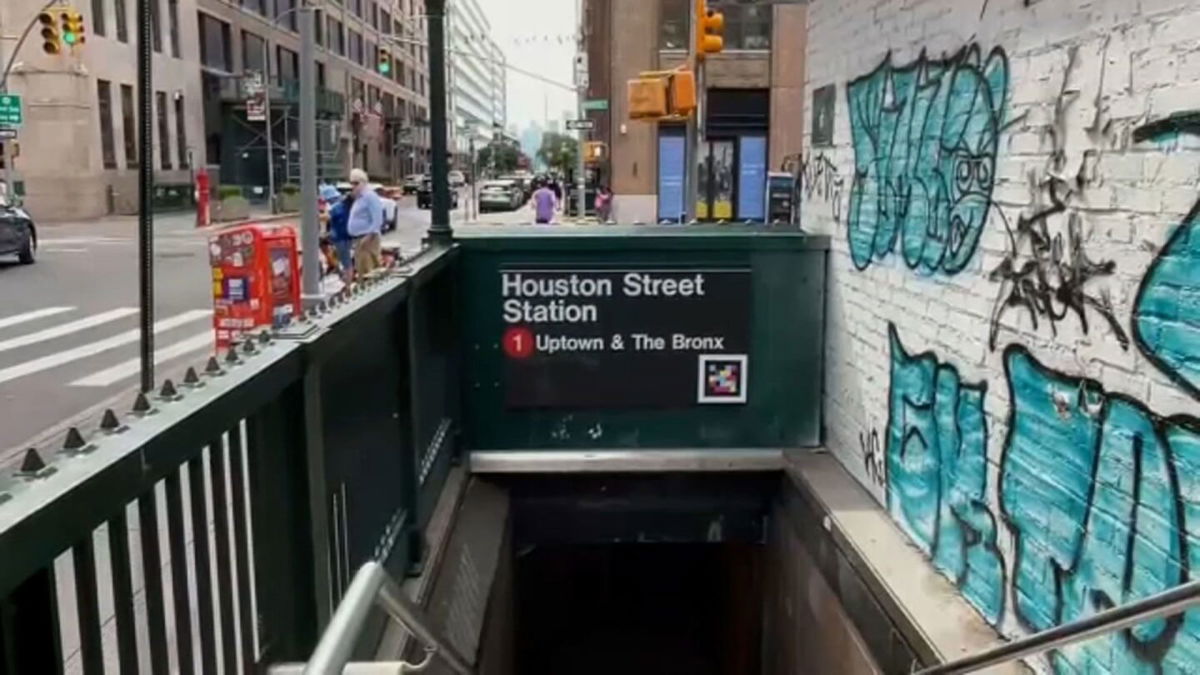 <i>WABC via CNN Newsource</i><br />The Houston Street station in Manhattan is pictured on Saturday