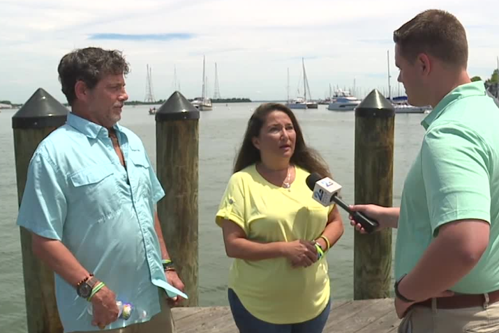 <i>WMAR via CNN Newsource</i><br/>Marie Barton says her son Nick was only on the boat for 30 minutes when it crashed into a pylon.