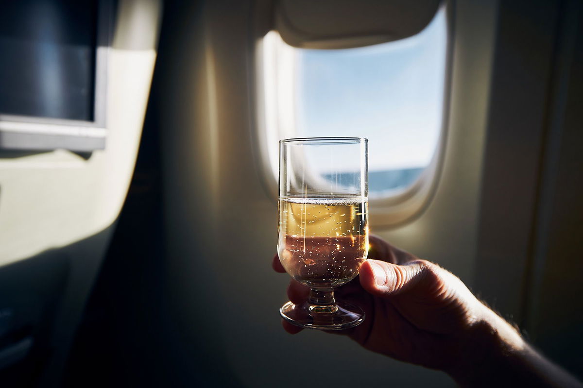 <i>Chalabala/iStockphoto/Getty Images via CNN Newsource</i><br />Sleep on a plane is worse in quality and quantity after drinking alcohol