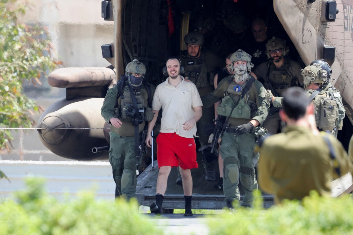 Andrey Kozlov was among the four hostages rescued from central Gaza on June 8.