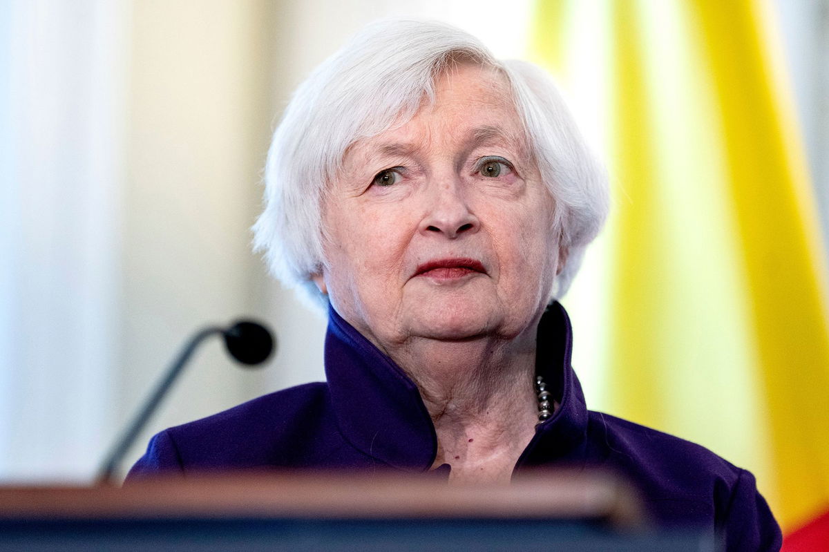 <i>Al Drago/Bloomberg/Getty Images via CNN Newsource</i><br/>US Treasury Secretary Janet Yellen