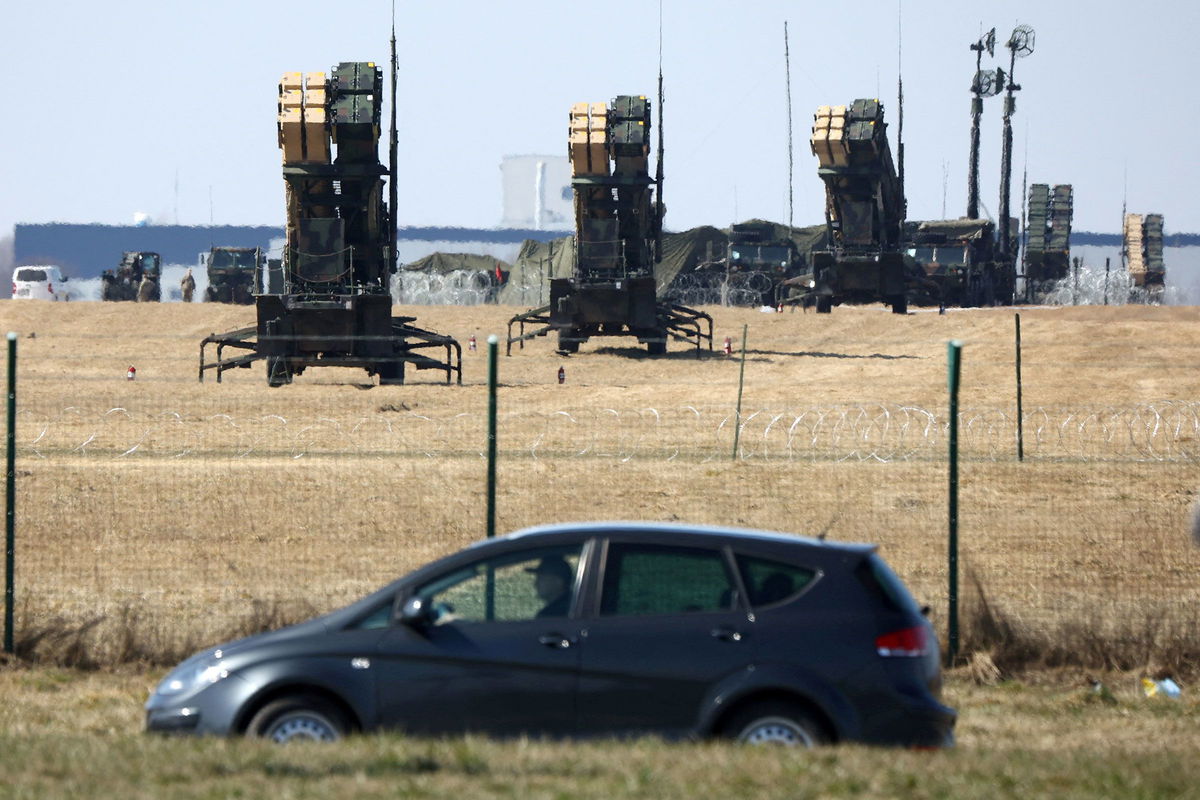 <i>Stringer/Reuters/File via CNN Newsource</i><br/>This March 2022 photo shows US Army MIM-104 Patriots