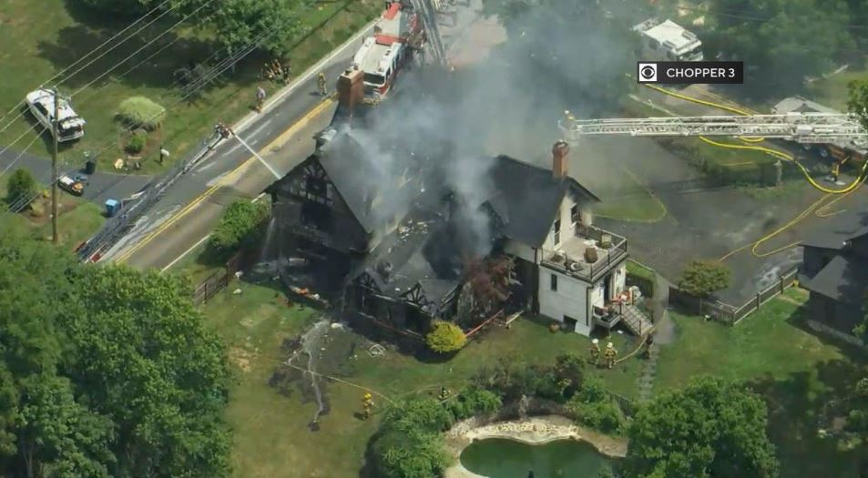 <i>KDKA via CNN Newsource</i><br/>A Chester County woman was charged for deliberately setting a fire at a historic Main Line home on July 23.