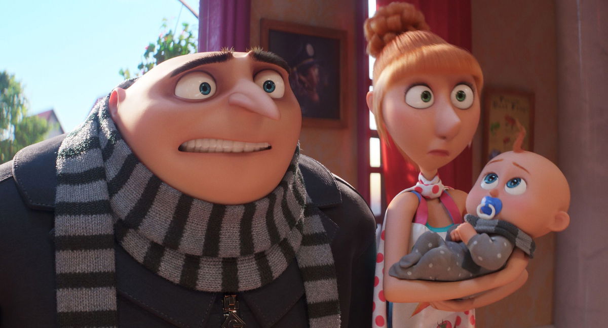 <i>Illumination/Universal Pictures via CNN Newsource</i><br/>Gru (voiced by Steve Carell) and Lucy (Kristen Wiig) star in 