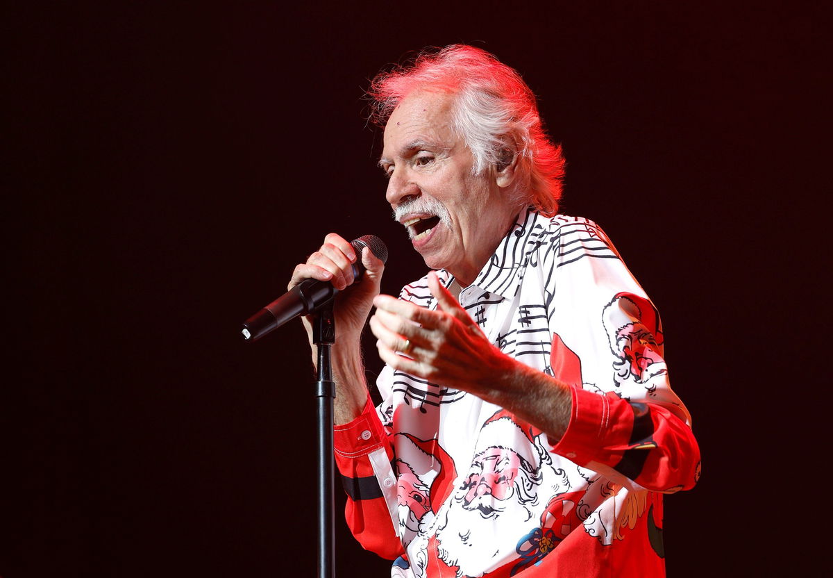 <i>Jason Kempin/Getty Images via CNN Newsource</i><br/>Joe Bonsall of The Oak Ridge Boys seen here performing in 2023 has died aged 76.