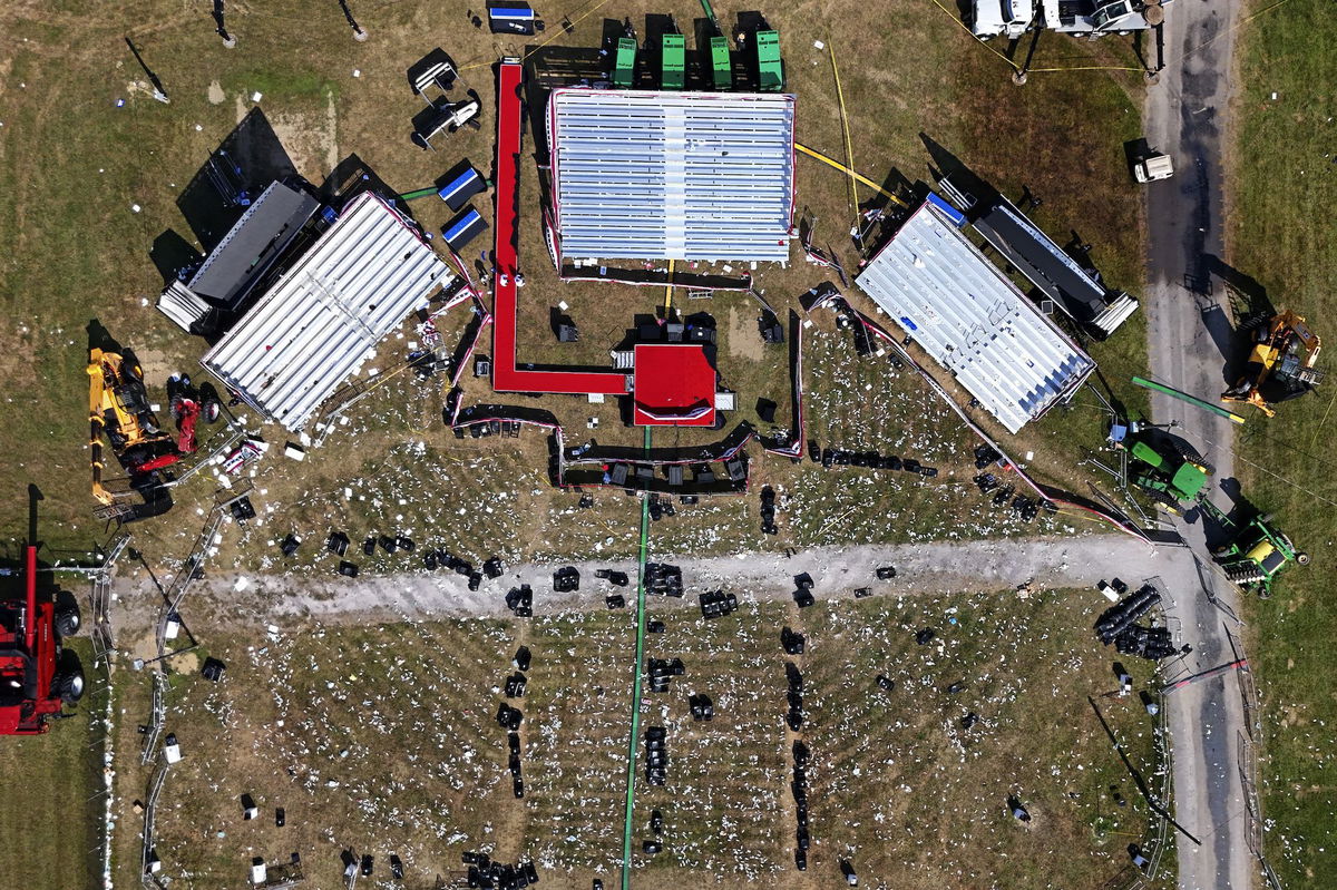 <i>Gene J. Puskar/AP via CNN Newsource</i><br/>This aerial photo of the Butler Farm Show