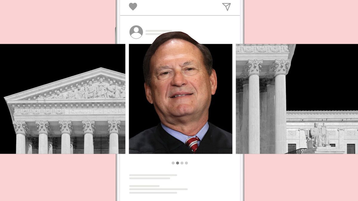 <i>Photo Illustration by Jason Lancaster/CNN/Getty Images via CNN Newsource</i><br/>Samuel Alito has long given off an air of vexation