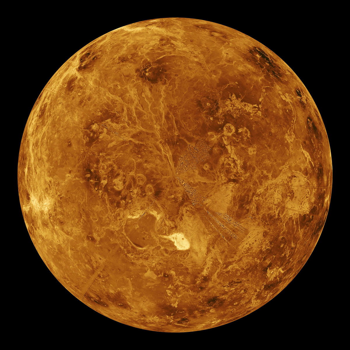 <i>NASA/JPL-Caltech via CNN Newsource</i><br />NASA's Mariner 10 spacecraft captured this view of Venus in the 1970s wrapped in a dense