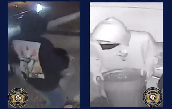 The two suspects of the attempted robberies.