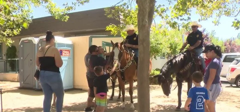 <i>KCRA via CNN Newsource</i><br/>Vacaville residents came together to honor fallen first responders and support their families during their time of grief.