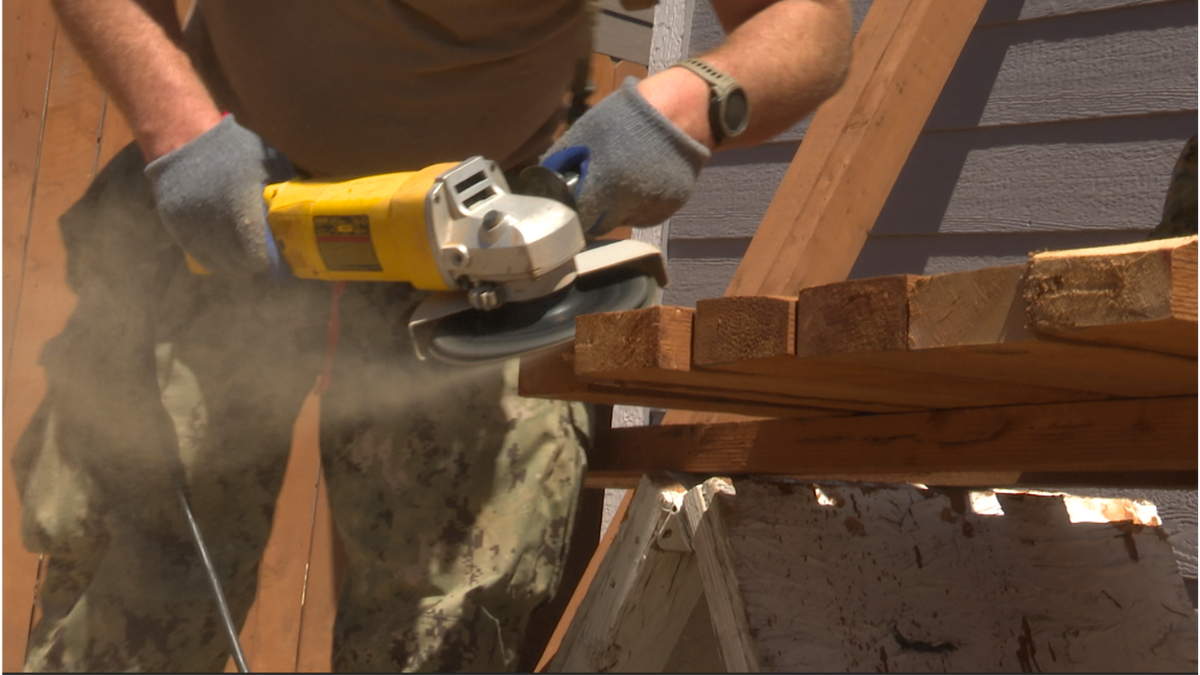 Navy Week sailors help build homes for families in need