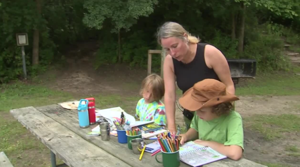 Unschooling is a kind of home schooling, but the kids take the reins in what they learn.