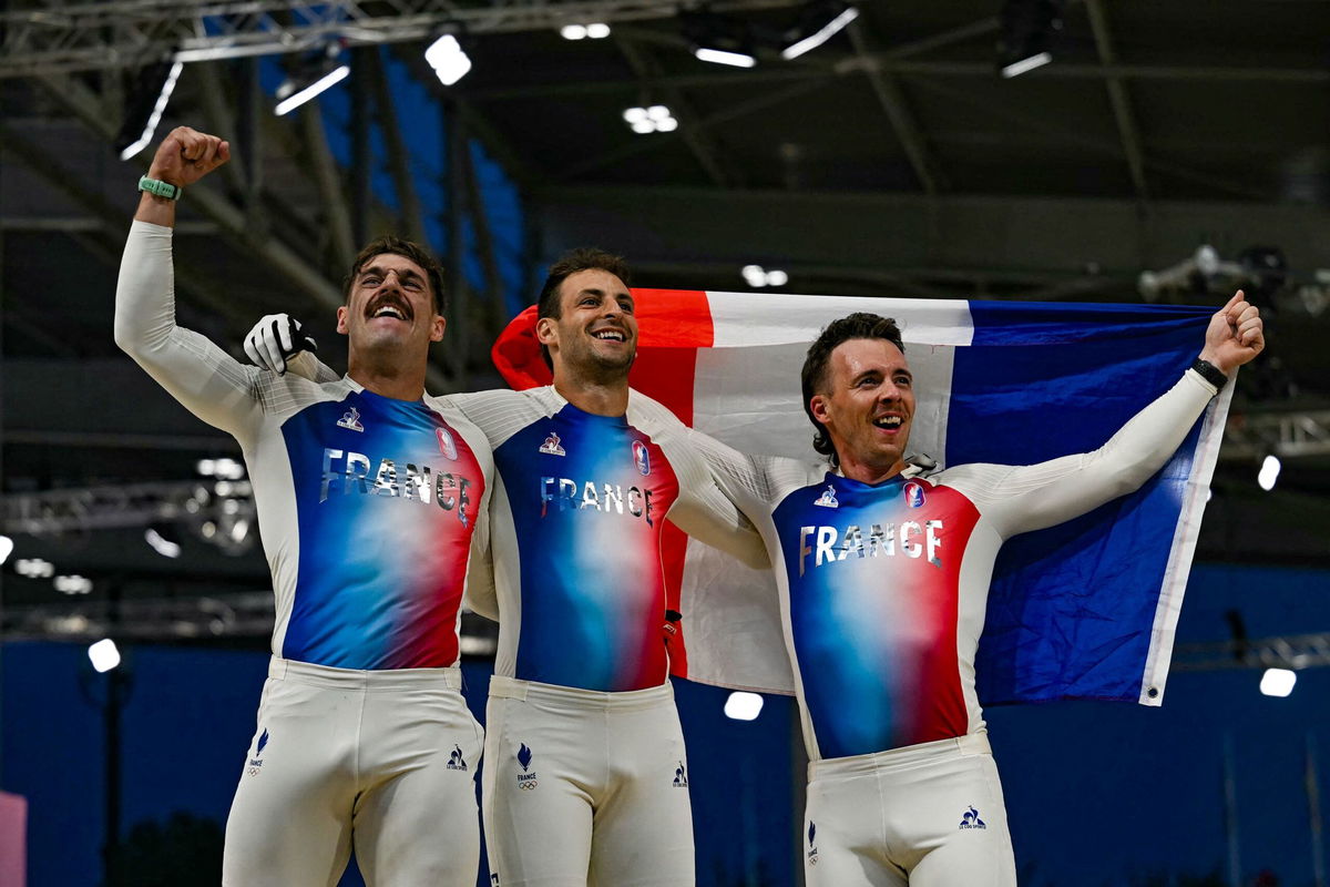 Olympic moment of the day France complete cleansweep of the medals in