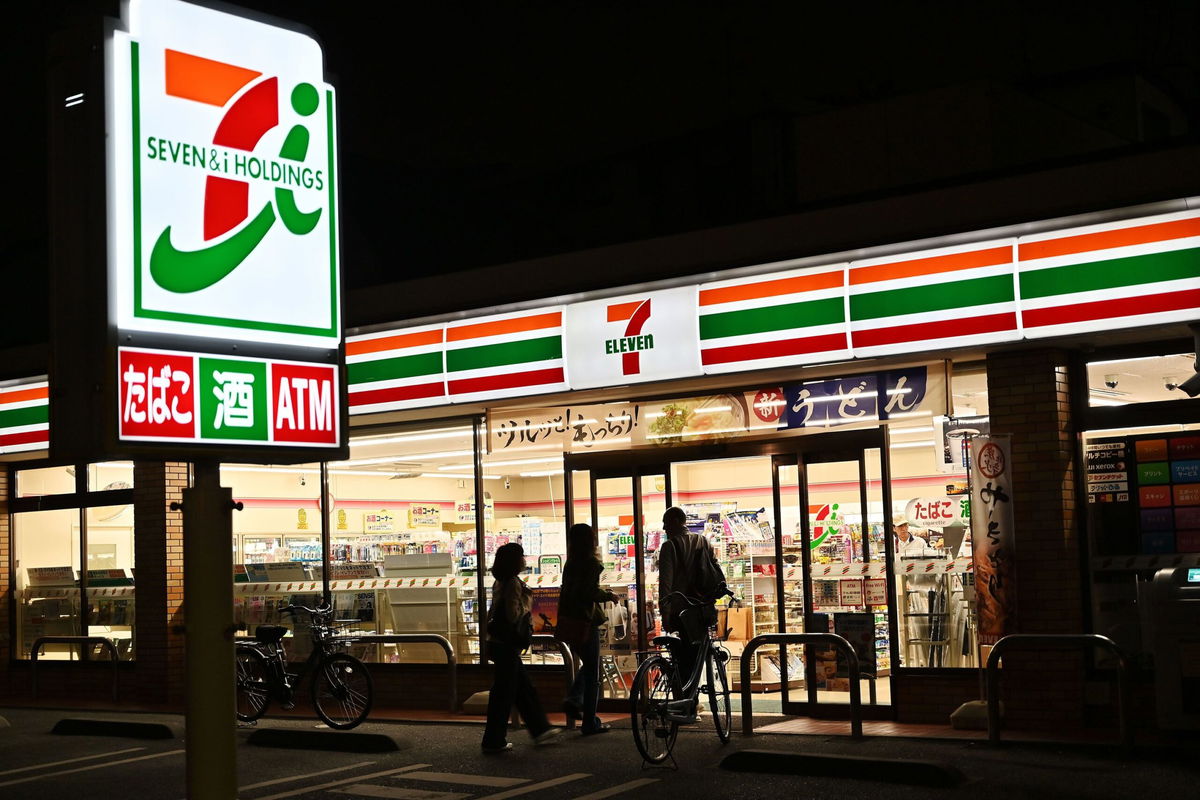 <i>Charly Triballeau/AFP/Getty Images via CNN Newsource</i><br/>A 7-Eleven convenience store in Tokyo