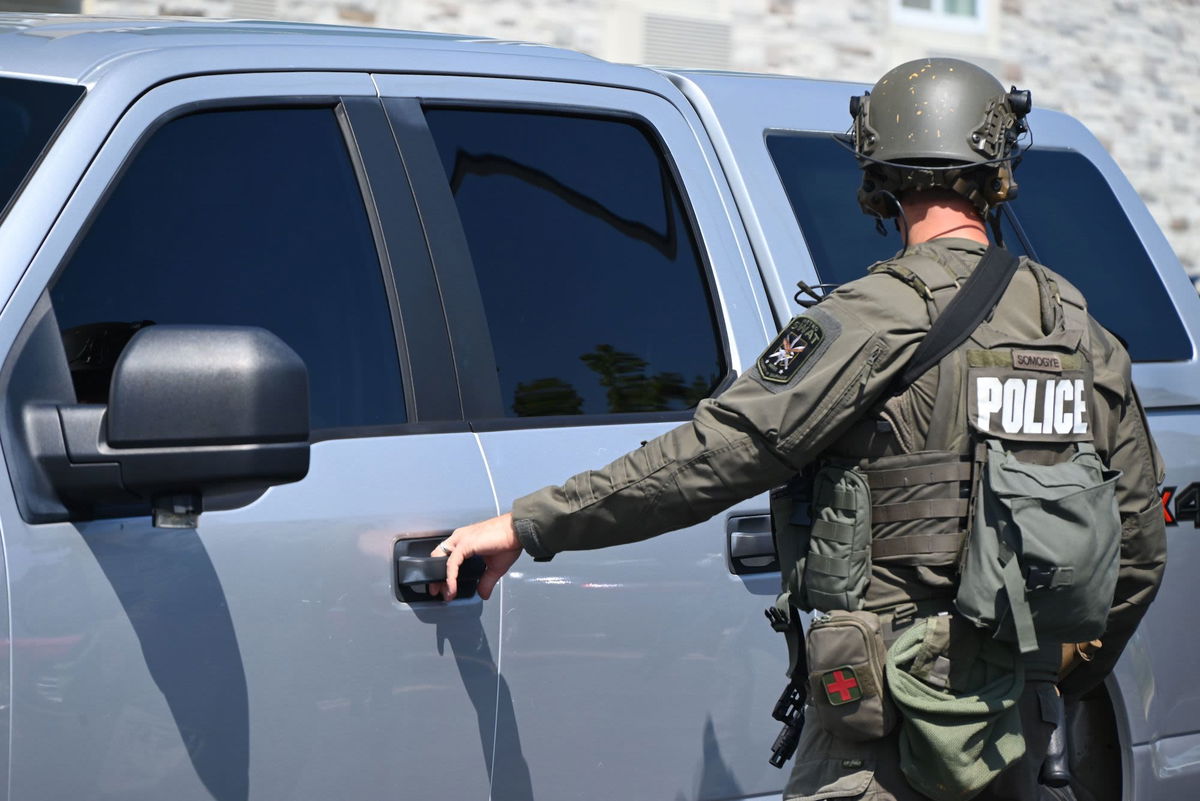 <i>Kyle Mazza/Shutterstock/File via CNN Newsource</i><br/>SWAT team in Carol Stream