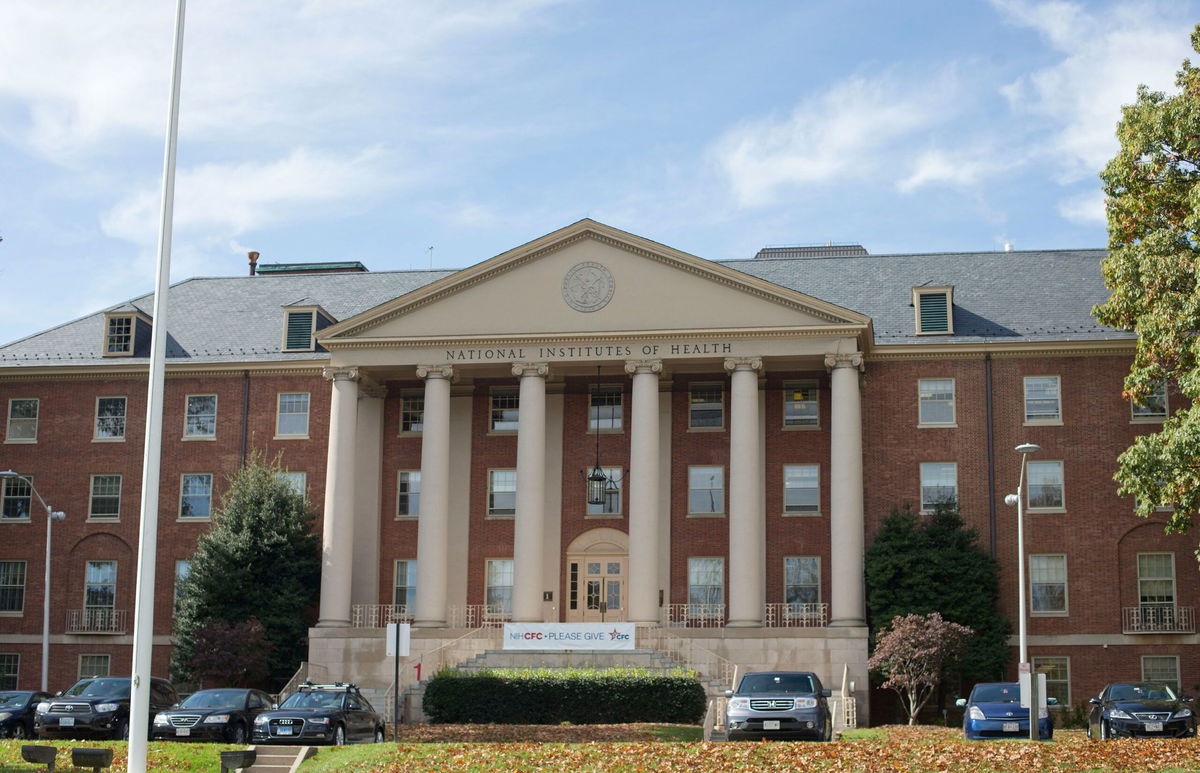 <i>Pablo Martinez Monsivais/AP via CNN Newsource</i><br/>National Institutes of Health James Shannon building on the campus of NIH in Bethesda