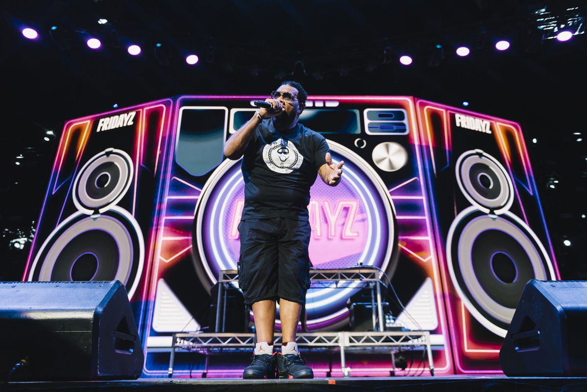 <i>Naomi Rahim/WireImage/Getty Images via CNN Newsource</i><br />Fatman Scoop performs at Fridayz Live '23 at Rod Laver Arena on November 10