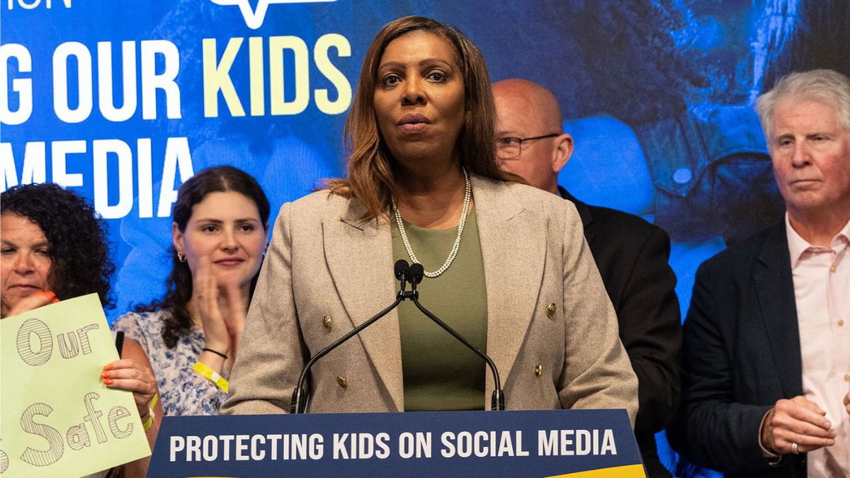 “Everyone needs to know the risk associated with these social media platforms,” New York Attorney General Letitia James said in a statement.
