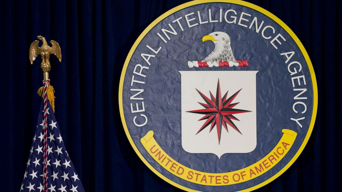 Former CIA officer, Alexander Yuk Ching Ma, was sentenced to a decade in prison after spying for China, and the seal of the Central Intelligence Agency is pictured at CIA headquarters in Langley, Virginia.
