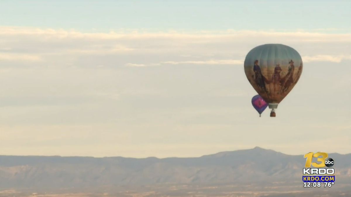 The Pueblo Chile and Frijoles Festival begins with hot air balloons