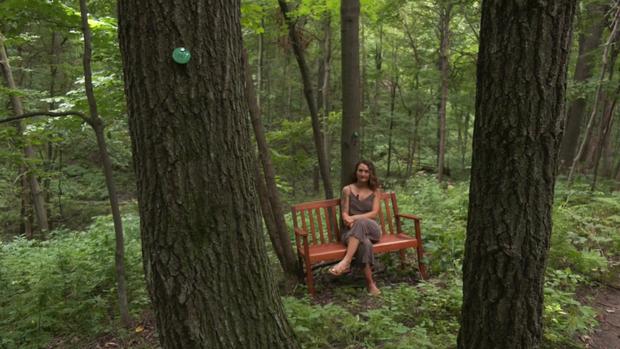 <i>WCCO via CNN Newsource</i><br/>A typical memorial at Better Place Forests starts with a loved one's ashes