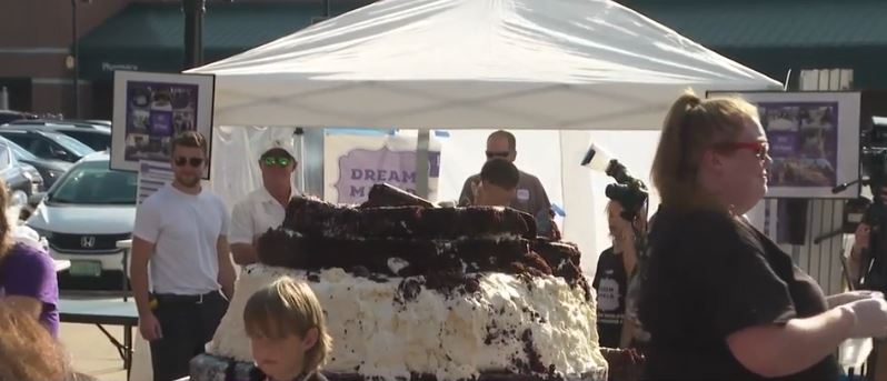 <i>WPTZ via CNN Newsource</i><br/>The bakery set out to make the largest whoopie pie in the world. The weight was calculated at 1